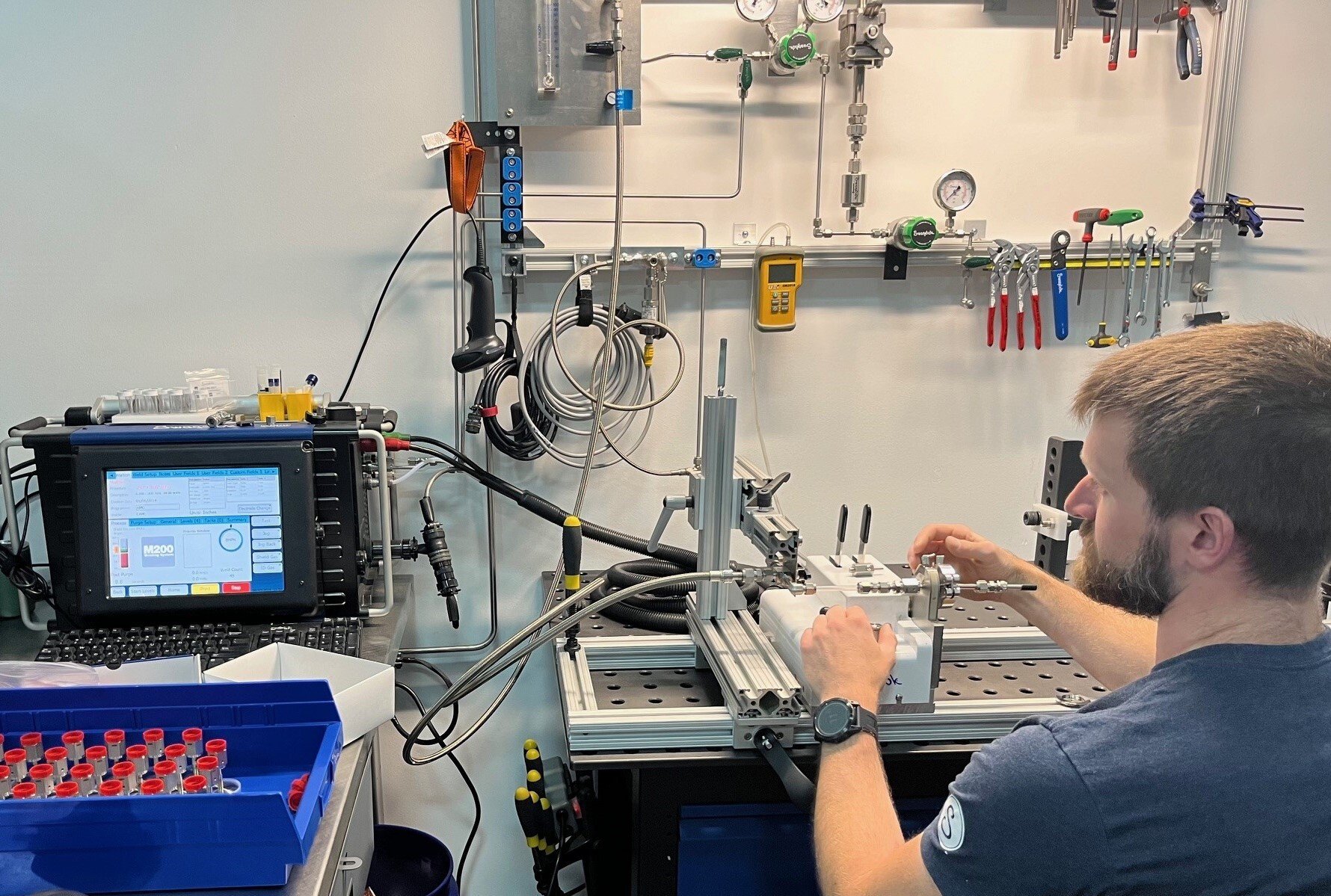 man-working-on-component